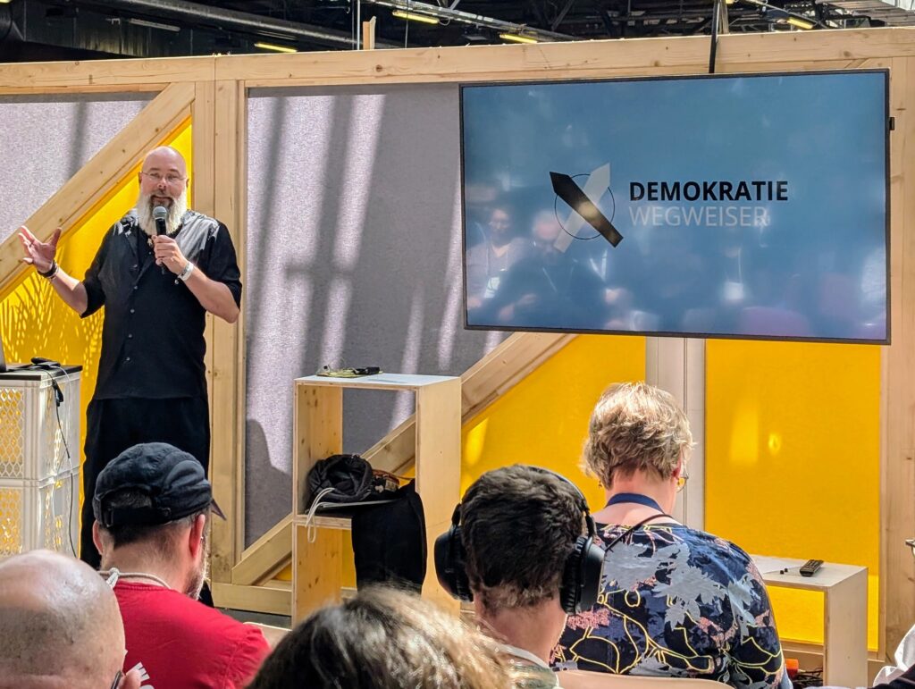 Klas Roggenkamp auf der re:publica 26